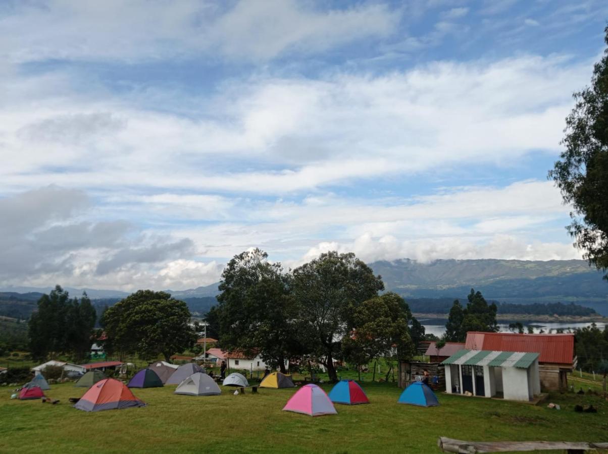 Camping Las Acacias Guatavita Exterior foto