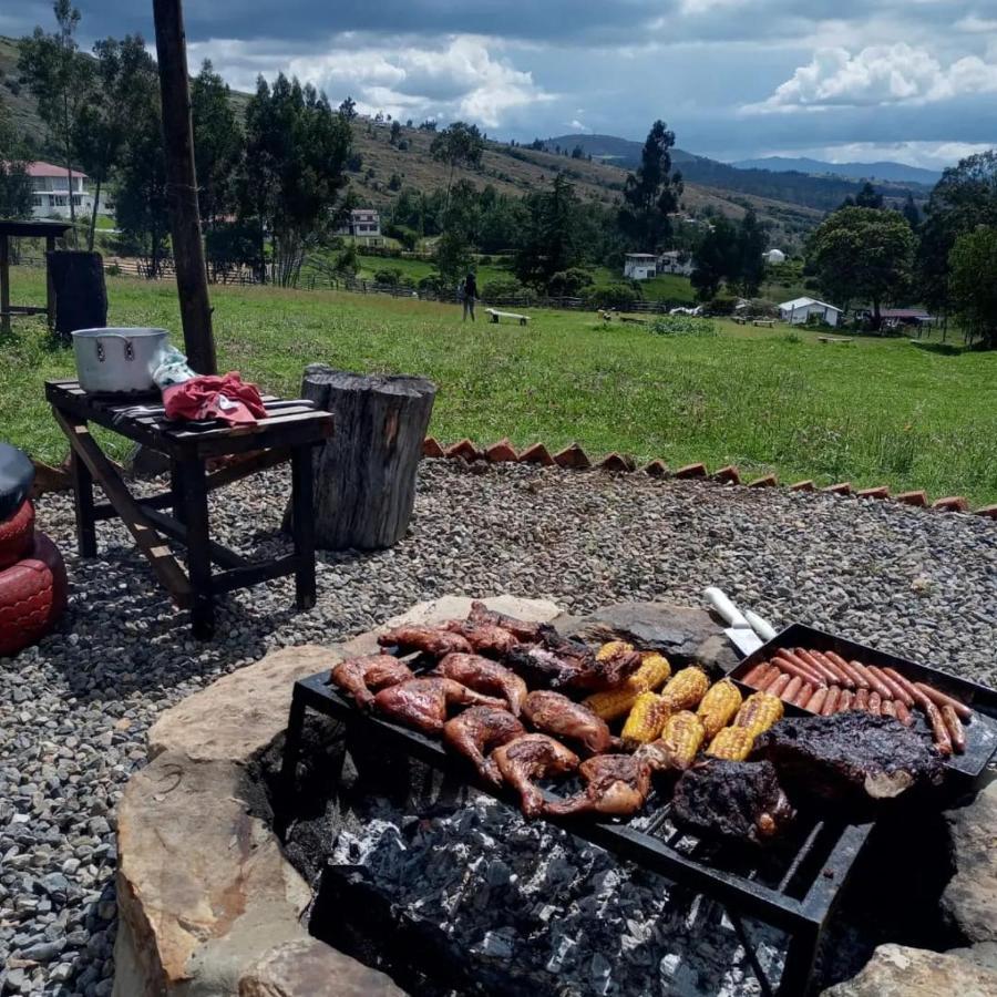 Camping Las Acacias Guatavita Exterior foto