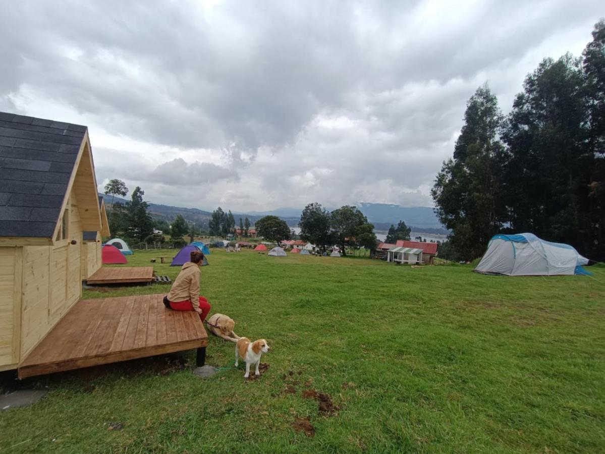 Camping Las Acacias Guatavita Exterior foto