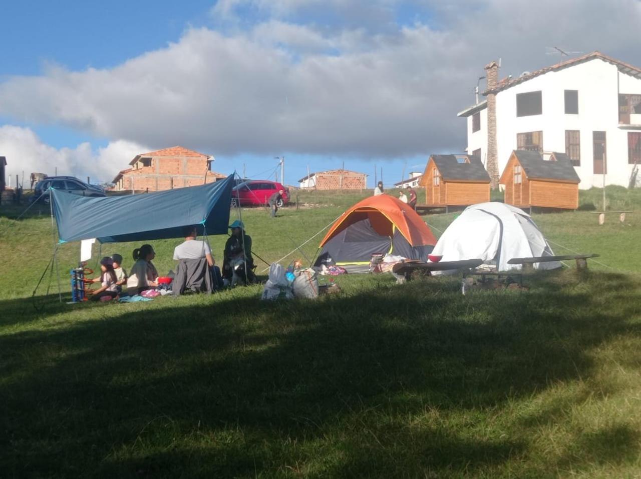Camping Las Acacias Guatavita Exterior foto