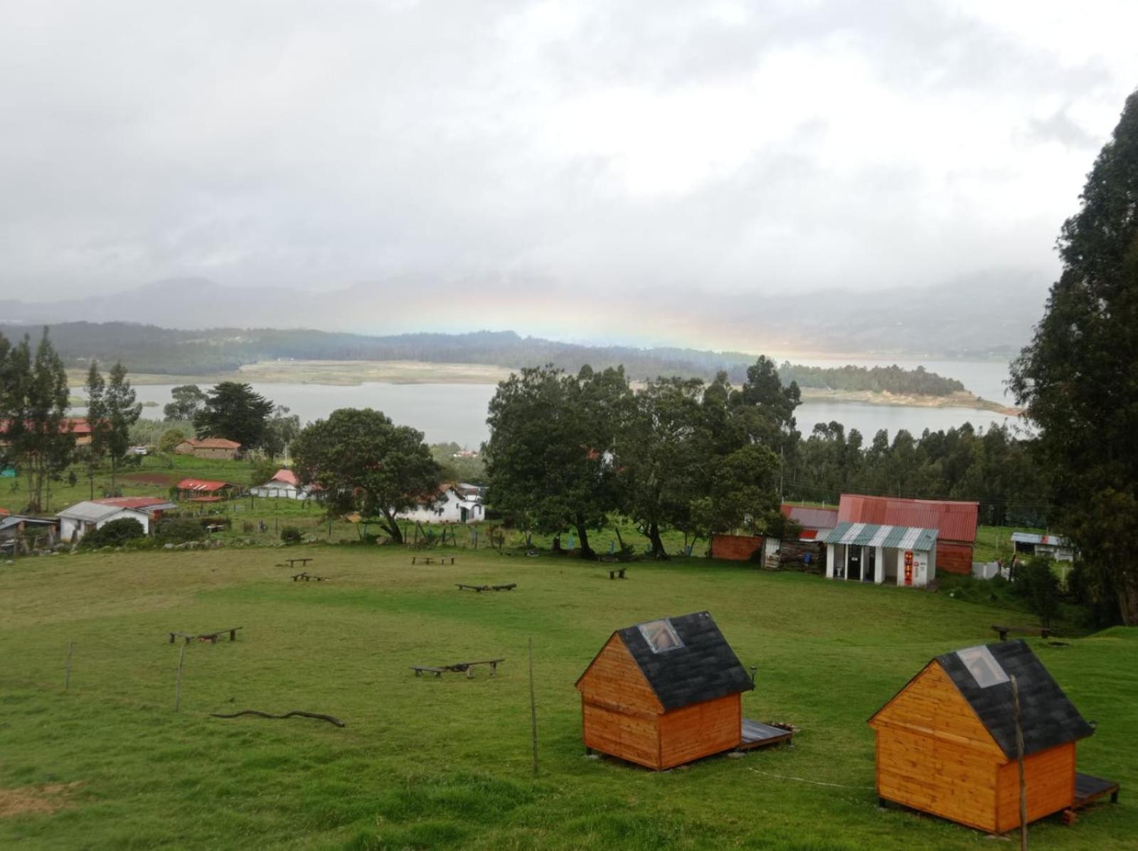 Camping Las Acacias Guatavita Exterior foto