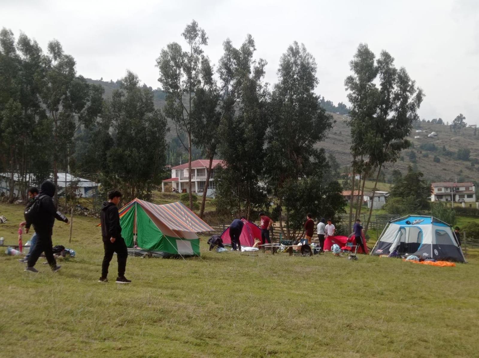 Camping Las Acacias Guatavita Exterior foto